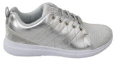 Philipp Plein Gisella Silver Polyester Sneakers Shoes - Sneakers