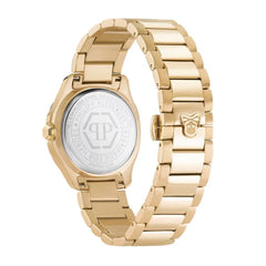 Philipp Plein Gold Stainless Steel Dress Watch
