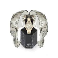 Philipp Plein Gold Stainless Steel Dress Watch