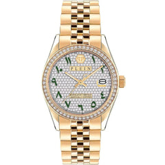 Philipp Plein Gold Stainless Steel Dress Watch