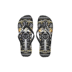 Philipp Plein Multicolor Polyester Women Flip Flop - Sandals