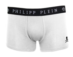 Philipp Plein White Cotton Boxers - L