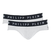 Philipp Plein White Cotton Men Boxer Short - Boxer Shorts