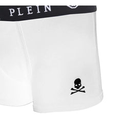 Philipp Plein White Cotton Men’s Boxer - Boxer Briefs