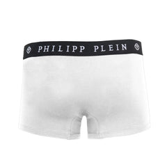 Philipp Plein White Cotton Men’s Boxer - Boxer Briefs