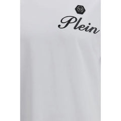 Philipp Plein White Cotton T-Shirt