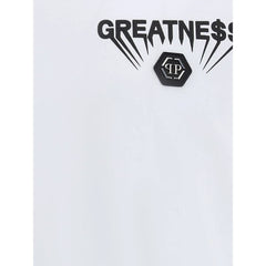 Philipp Plein White Cotton T-Shirt