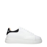 Philipp Plein White Leather Low Top Sneakers