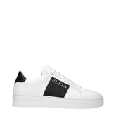 Philipp Plein White Leather Sneakers - EU40/US7