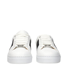 Philipp Plein White Leather Sneakers - EU40/US7