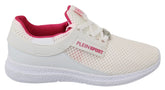 Philipp Plein White Pink Polyester Becky Sneakers Shoes - EU37/US6.5 - Sneakers