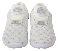 Philipp Plein White Polyester Casual Sneakers Shoes - EU37/US6.5 - Sneakers