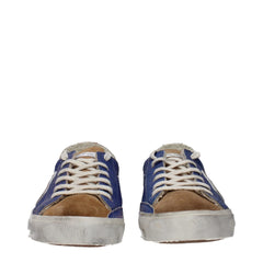 Philippe Model Blue Leather Low Tops