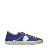 Philippe Model Blue Leather Low Tops