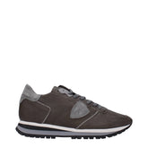 Philippe Model Gray Leather Sneakers - EU41/US8