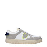 Philippe Model White Leather Sneakers