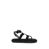 Pierre Hardy Black Calf Leather Bos Taurus Platform Sandals