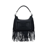 Pierre Hardy Black Calf Leather Bos Taurus Shoulder Bag
