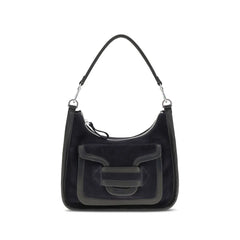 Pierre Hardy Black Calf Leather Bos Taurus Shoulder Bag