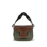 Pierre Hardy Brown Calf Leather Bos Taurus Handbag