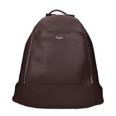 Pineider Brown Leather Backpack