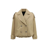 PINKO Beige Cotton Trench Coat - XS
