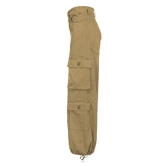 PINKO Beige Cotton Women Cargo Pant - IT42|M - Cargo Pants