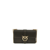 PINKO Bicolor Calf Leather Bos Taurus Shoulder Bag