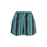 PINKO Két színű pamut bermuda rövidnadrág