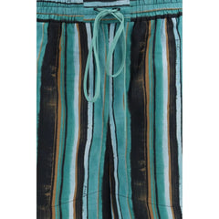 PINKO Bermude bicolor din bumbac