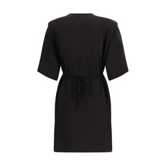 PINKO Black Acetate Casual Dress