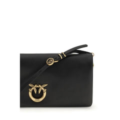 PINKO Black Calf Leather Bos Taurus Clutch Bag - Clutch Bags