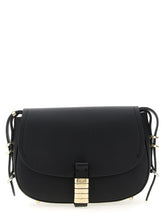 PINKO Black Calfskin Crossbody Bag