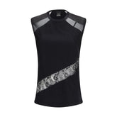 PINKO Black Cotton Blouse