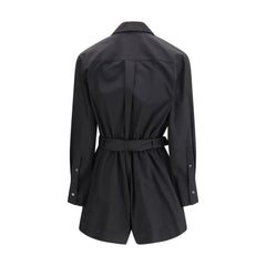 PINKO Black Cotton Jumpsuit