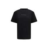 PINKO Black Cotton T-Shirt