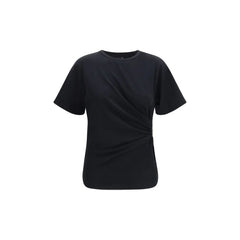 PINKO Black Cotton T-Shirt
