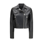 PINKO Black Leather Jacket