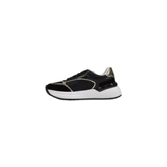 PINKO Black Leather Low Top Sneakers - Sneakers