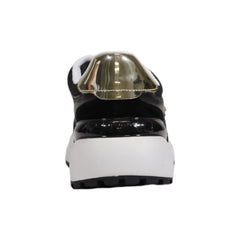 PINKO Black Leather Low Top Sneakers - Sneakers