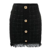 PINKO Black Polyester Skirt - XS