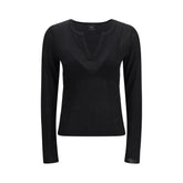 PINKO Black Viscose Sweatshirt