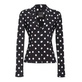 PINKO Black Viscose Women Blazer