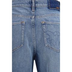 PINKO Blue Cotton Jeans Denim