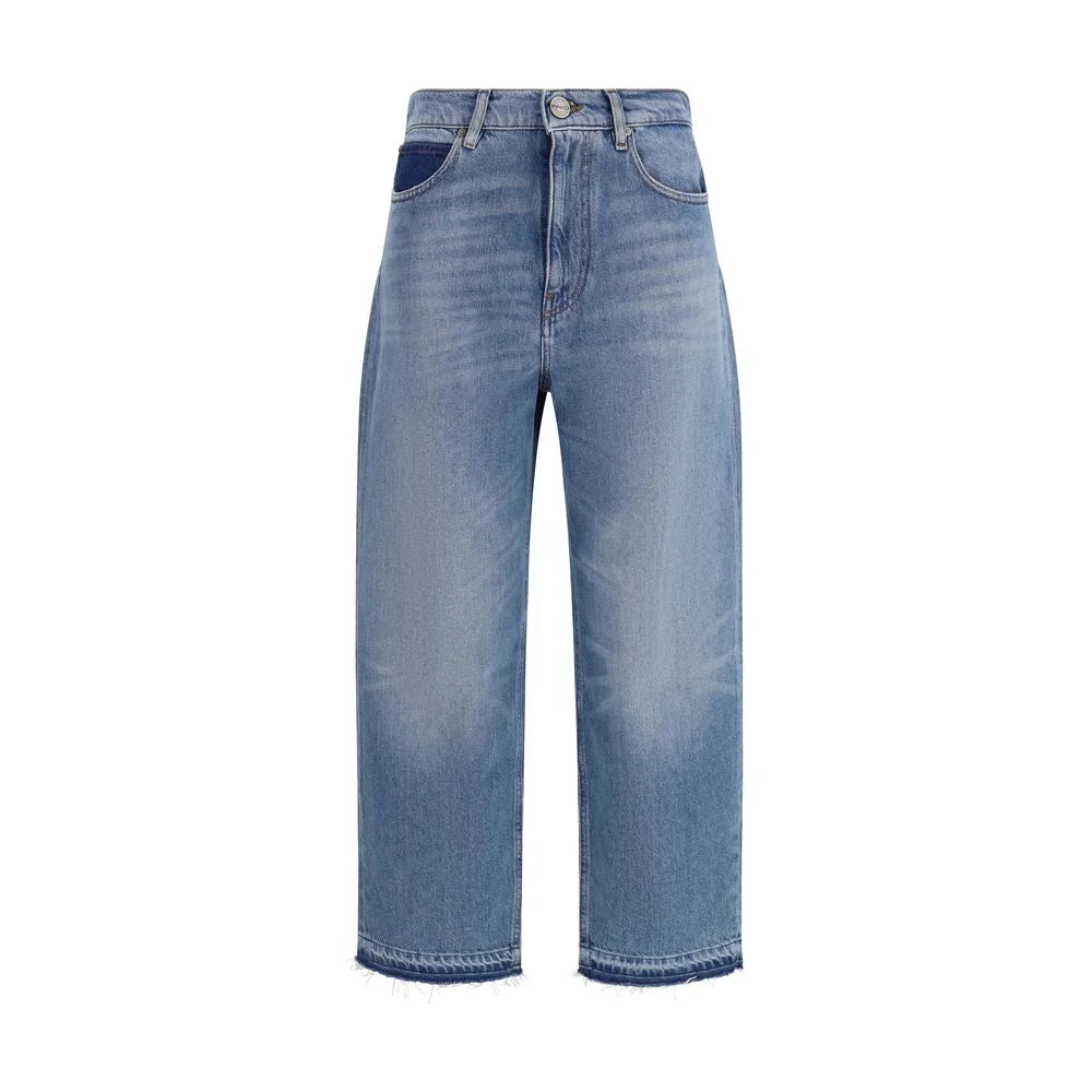 PINKO Blue Cotton Jeans Denim