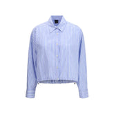PINKO Blue Cotton Pattern Shirt
