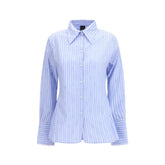 PINKO Blue Cotton Pattern Shirt - IT44 | L