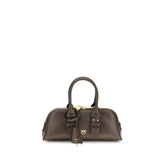 PINKO Brown Calf Leather Bos Taurus Handbag