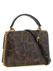 PINKO Brown Calfskin Handbag
