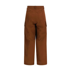 PINKO Brown Cotton Casual Pants - Trousers